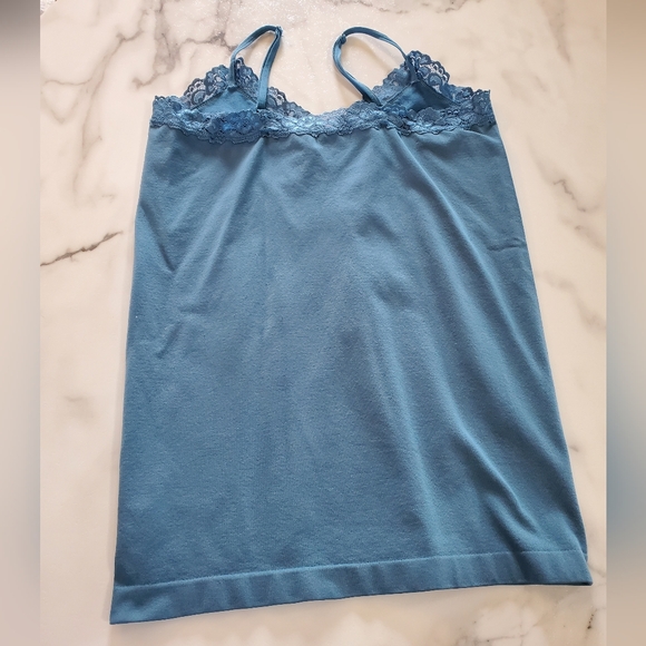Attention Plus Lace Trim Cami Tank Top size 1X - Picture 9 of 12